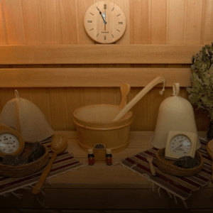 6. Sauna accessories