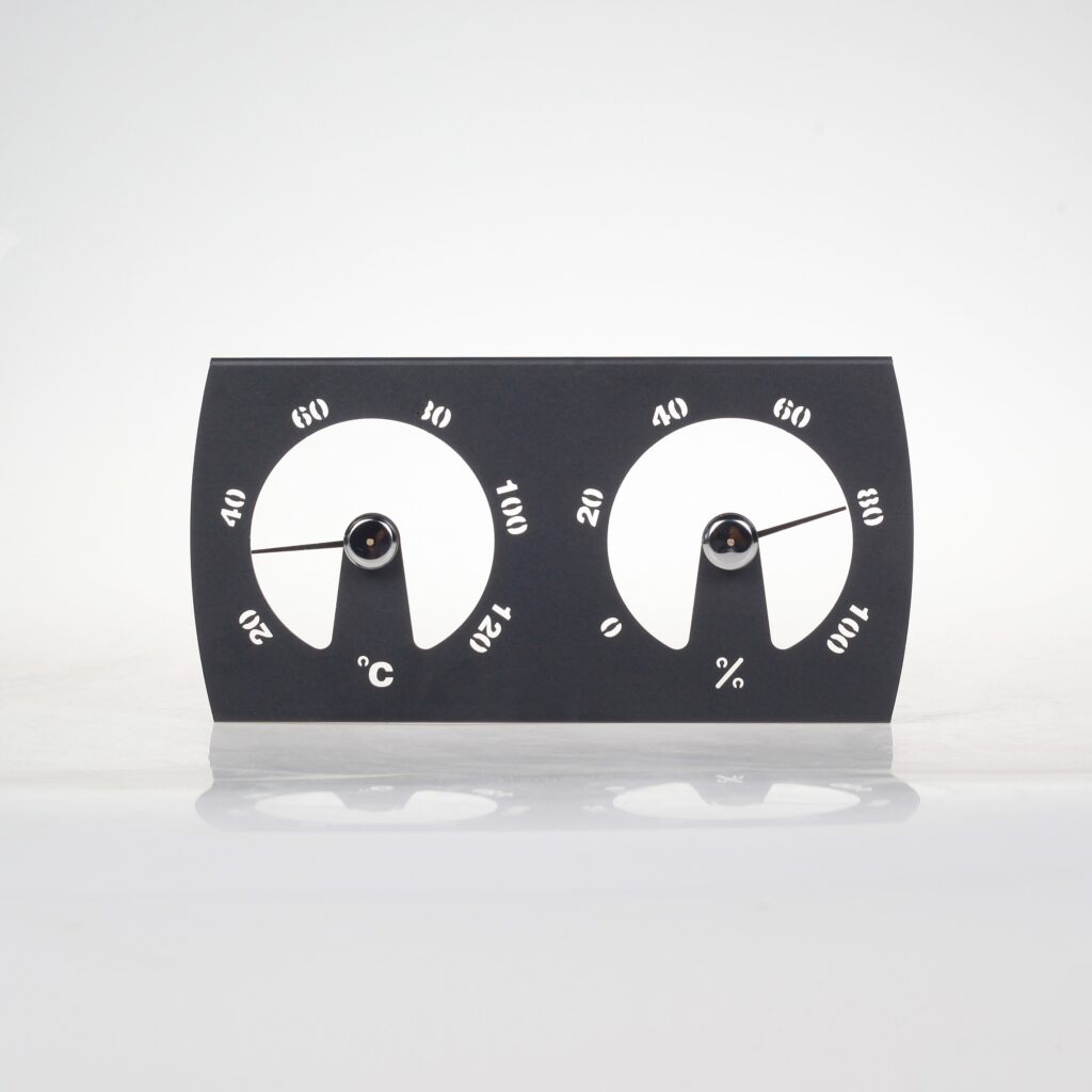 Aluminum thermo-hygrometer