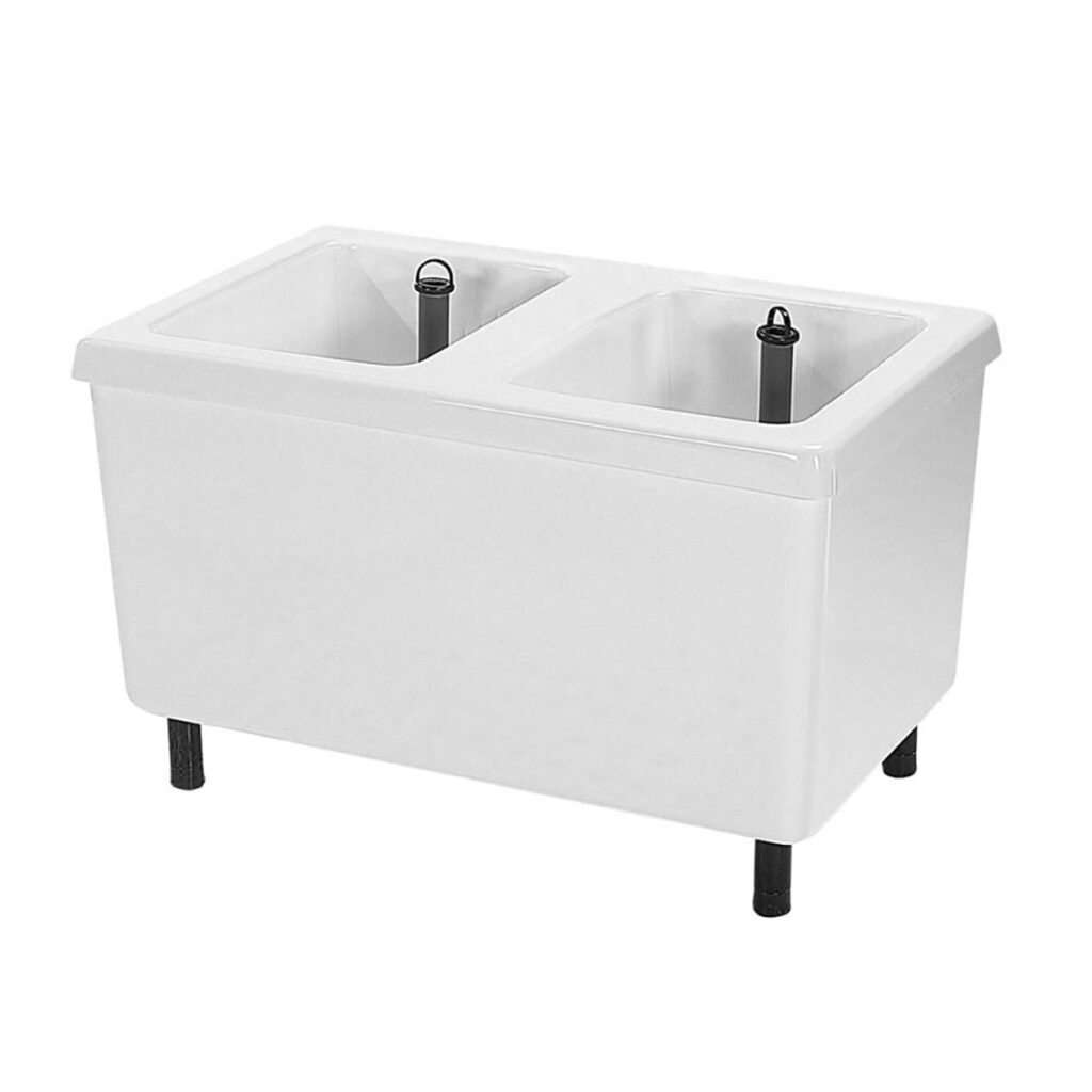 External double foot bath